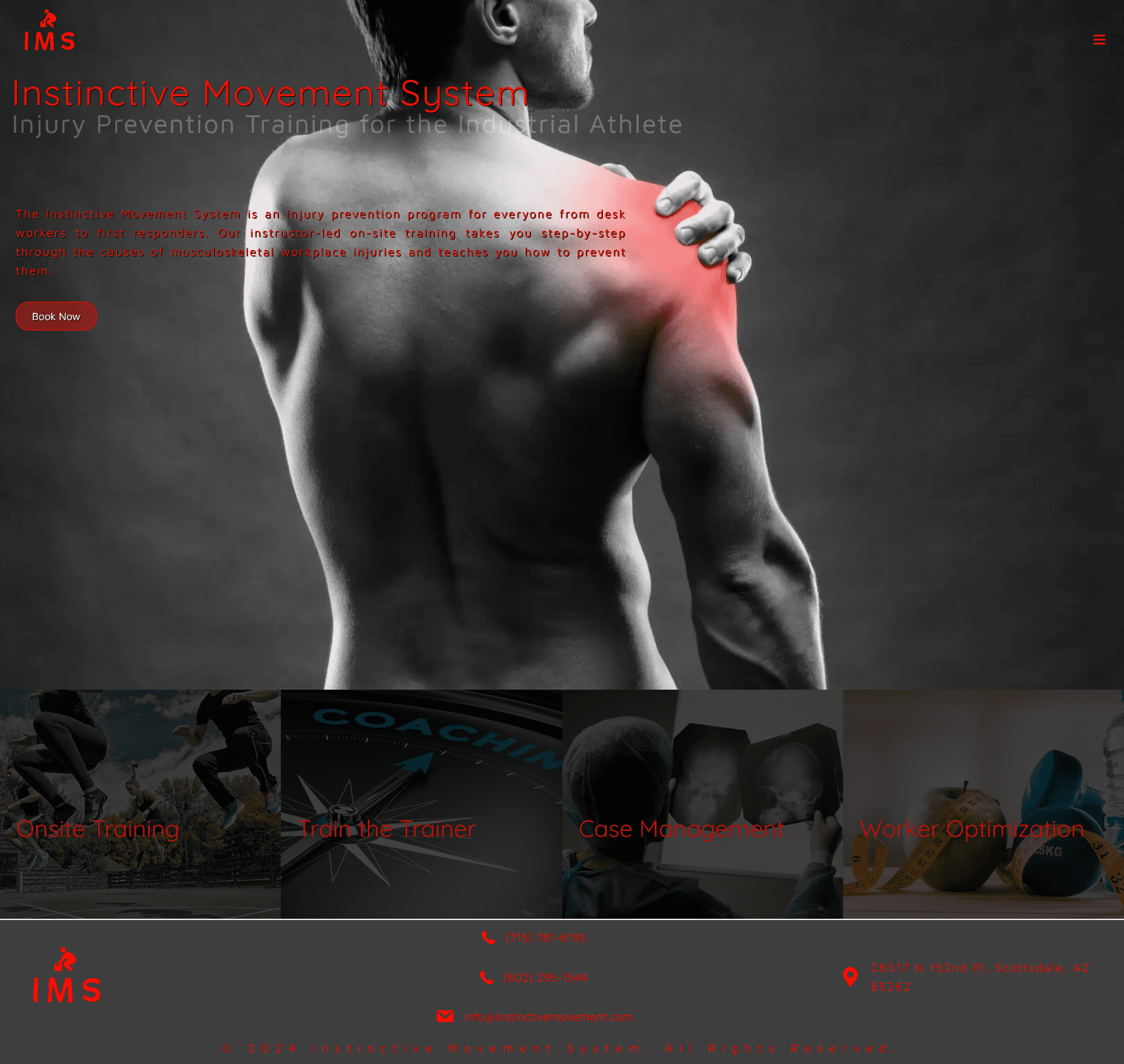 Custom Web Design for IMS, built and designed in KC